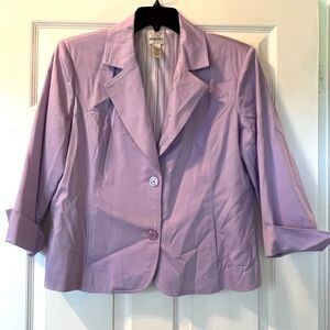 Chico’s Lavender 3/4 sleeve Blazer Jacket - Size 2/Large
